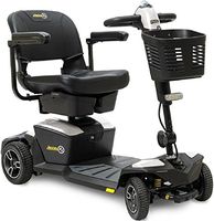 Pride Jazzy Zero Turn Mobility Scooter, Pearl White