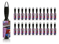 Ideal Home Innovations USA Made Pet Hair Travel Mini Lint Roller Refill Sticky Remover 15 Sheet 24 Roll Value Pack for Clothes Furniture by IHI (Travel Roller 24-Pack)