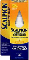 Scalpicin Maximum Strength Scalp Itch Liquid Treatment- For Relief From Itchy Scalp, Psoriasis, Eczema & Seborrheic Dermatitis With Hydrocortisone & Aloe Vera, 1.5 oz (Pack of 5)