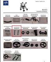 Medline MDS86800XWFPB Set, HUB Cap, MDS86800XW (Case of 1)