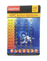 40 PC Assorted Button Batteries