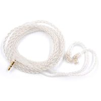 KZ ZSN Upgrade Silver Plated Copper Earphone Cable 0.75 2 Pin Detachable Replacement Headphone Cable for KZ ZSN Pro ZS10 PRO AS16 CCA A10 CA4