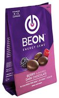 BeON Energy Boost Gems (Energems), Berry Chocolate 133 mg Caffeine & B6 B12 D-Vitamins Per Serving, 1 Coffee Bag w/24 Berry Chocolate gems