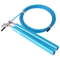 Milue Professional Speed Jump Rope For Boxing Fitness Skip Training With Spare Cable (Blue)