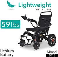 Majestic Buvan 2020 Wide Ultra Lightweight Fold & Travel Electric Heavy Duty Mobility Power Wheelchair Scooter Travel Safe (Model 6016)