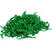 JAM PAPER Shred Tissue Paper Krinkeleen - 2 oz - Green - Sold Individually