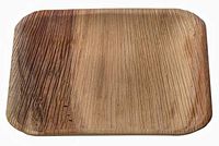 ecotiva - 25 Pack of Palm Leaf Plates - Biodegradable Plates - Eco Friendly - Beautiful and Sturdy 6 inch Palm Leaf Plates - Perfect for Parties and Showers - Reusable Plates - Disposable Plates