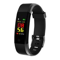 Fitness Tracker 115Plus, Activity Tracker Smart Watch Bracelet Wristband with Heart Rate Blood Pressure Sleep Monitor GPS Step Calorie Counter Pedometer for Kids Women Men