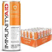 Immunityaid Support Blend  Echinacea, Zinc, Astragalus & Vitamin C No Artificial Flavors or Sweeteners Contains 100% Clean, Vegan & Gluten-free No Caffeine 12-oz. Can (24 Value Pack)