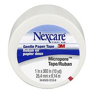 Tape Paper Micropore Nexcare Size: 1"X10YD, 1 Each