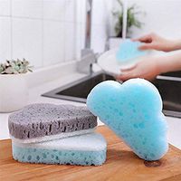 lovely pet Cloud Shape Sponge Brush Household Cleaning Tools Decontamination Magic Rubbingt Kitchen Tool 0518