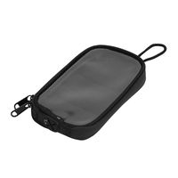 X AUTOHAUX Universal 7'' Magnetic Tank Bag with Headphone Hole PU Leather Waterproof Motorbike GPS Saddlebag for iPhone