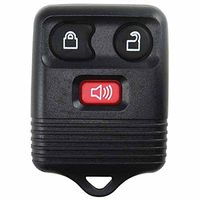 KeylessOption Black Replacement 3 Button Keyless Entry Remote Control Key Fob Clicker