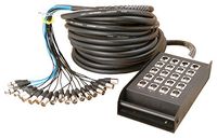 In Line Audio 16 Channel Audio Snake - (100 Feet) (Black)