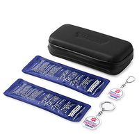 Insulin Travel Cooler Bag, with 2 Medical Alert Bag Tag + 2 Ice Packs (Updated Waterproof Version) Insulated Diabetic Organizer Medicine Case