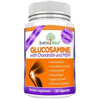 Best Glucosamine Chondroitin MSM Turmeric Joint Health Supplement - Relief Soreness Pain Aches in Knee Hip Hand Wrist Elbow Back Inflammation - Mobility Dietary Capsules Support Shoulder Flexibility