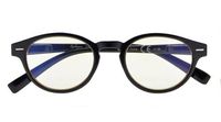 Blocking Blue Rays Glasses Women Reduce Eyestrain Computer Reading Eyeglasses(Black) +1.5