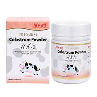 Hi Well Premium Pure New Zealand Bovine Colostrum Powder 100% 100g