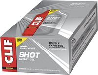 CLIF SHOT - Energy Gels - Double Espresso - 100mg Caffeine (1.2 Ounce Packet, 24 Count) (Packaging May Vary)