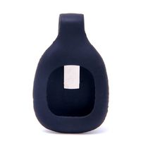 BetterM Multi Colors Replacement Silicone clip case for Fitbit Zip tracker (Black)