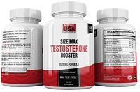 Size Max #1 Get The Edge, Extreme Male Formula Testosterone Booster, Libido, Stamina, 60 Capsules