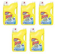 Sun Oxi Liquid Laundry Detergent, 188 fl oz (Pack of 5)