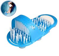 1 Pc Excellent Popular Clean Brush Massager Slipper Shower Tools Light Weight File Scrubber Bath Shoe Color Blue