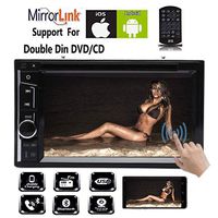 6.2 inch Car 2 Din Stereo for 2009-2012 Dodge Ram 1500 2500 3500 DVD CD Support USB Mirror Link for Android & iOS Radio Player Touch Screen Bluetooth Steering Wheel Control