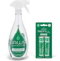 JAWS Hardwood Floor Cleaner Bottle with 2 Refill Pods. Non-Toxic and Eco-Friendly Cleaning Products. Refill and Reuse.