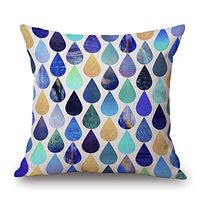 My Massage Pillow- Pressure Activated Massage, Vibrating Massage Pillow, Mymassagepillow Helps Relieve Back Pain and Foot Pain, Great for Circulation!- Rain Drops Design