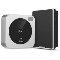 Video Doorbell - NETVUE Wireless Doorbell Camera with Two-Way Talk, IR Motion Detection, Night Vision, Compatible with Alexa Echo Show, WiFi Camera Doorbell with Cloud Storage [Wall Plug Included]