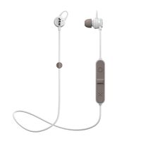 Sweat Resistant Wireless Bluetooth Earbuds  6 Hour Playtime, Hands-Free Calling, Magnetic Cord Management, Lightweight Design  JAM Live Loose Sport Headphones Gray