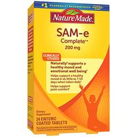 Nature Made SAM-e Complete 200 mg Tablets, 24 Count for Supporting a Healthy Mood (Packaging May Vary)