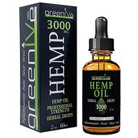 GreenIVe - Hemp Oil - Best Quality Hemp Oil - USA farmed and Bottled - Exclusively on Amazon (2 Ounce 3,000mg, Spearmint)