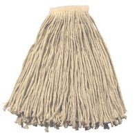 Wilen A405024, Industrial MH Cotton 8-Ply Cut-End Mop, 24-Ounce, 5" Mesh Band (Case of 12)