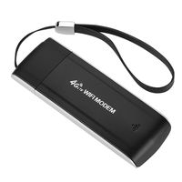 ASHATA 4G WiFi Dongle, Portable 4G USB WiFi Adapter Modem Wireless Network Card (Band: FDD:B1 / B3 / B5),Mini High Speed USB Mobile Broadband Modem Plug and Play.