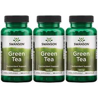 Swanson Green Tea 500 mg 100 Caps 3 Pack