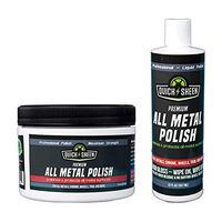 Quick Sheen All Metal Polish Care Kit - Guaranteed to Polish & Shine All Metals Including Chrome, Aluminum, Stainless Steel, Billet, Magnesium, Pewter, Brass, Copper, Gold, Platinum & More