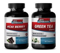 Fat Loss Vitamin - ACAI Berry - Green Tea - Combo - Green Tea Appetite suppressant - (2 Bottles Combo)