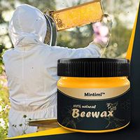 Franterd Wood Seasoning Beewax - 85g Traditional Beeswax Polish for Wood & Furniture, All-Purpose Beewax for Wood Cleaner and Polish Wipes - Furniture Care Multipurpose Natural Beeswax