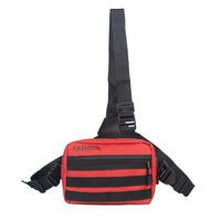 Armiya Chest Bag,Universal Chest Vest Rig Utility Molle Pack Holster for Men Women(Red)