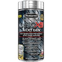 MuscleTech NaNOX9 Pre Workout Amplifier, Boosts Nitric Oxide for Extreme Muscle Pumps & Enhanced Blood Flow & Nutrient Delivery, 120 Pills