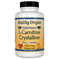 Healthy Origins L-Carnitine Crystalline 500 mg Liquid Capsules, 90 Count