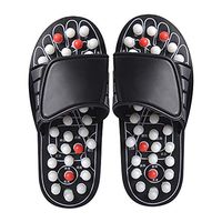 MediFeet Acupressure Foot Therapy Massage Slippers Adjustable Acupoint Indoor Massage Slippers Shoes Reflexology Sandals for Men Women