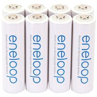 PANASONIC BK-3MCCA8BA eneloop(R) Batteries (AA; 8 pk)