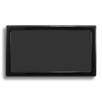 DEMCiflex Computer Dust Filter, 2 x 92mm ID Rectangle, Black Frame/Black Mesh