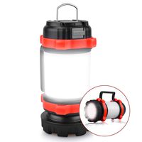 YIERBLUE Camping Lantern, Rechargeable LED Lantern IPX4 Waterproof 1000lm Lantern Flashlights, 4 in 1 Multifunctional Camping Light Spotlight as Emergency Power Bank, 4000mAh Long Running