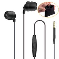 Sleep Earphone ，Sleeping Earphone Gift Bag Noise Isolating Ear Plugs Sleep Earbuds Headphones with Unique Total Soft Silicone Perfect for Insomnia, Side Sleeper, Air Travel,Snoring, Relaxation