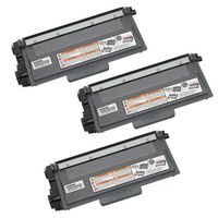 Amsahr TN750 Compatible Replacement Toner Cartridge for Brother DCP-8110DN, 8150DN, 3 Pack, Black Color