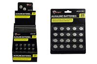 Diamond Visions Max Force 01-0930 20 Piece Alkaline Battery Card Multipack (40 Assorted Batteries)